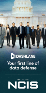 Dashlane x NCIS cobranded ad, 2024