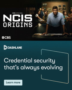 Dashlane x NCIS cobranded ad, 2025