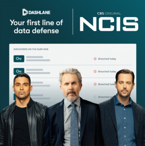 Dashlane x NCIS cobranded ad, 2024